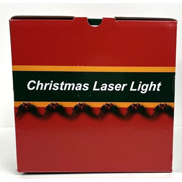 CHRISTMAS LASER LIGHT PROJECTOR OUTDOOR DECORATION DISPLAY 9 Adjustable Patterns - Picture 5 of 9